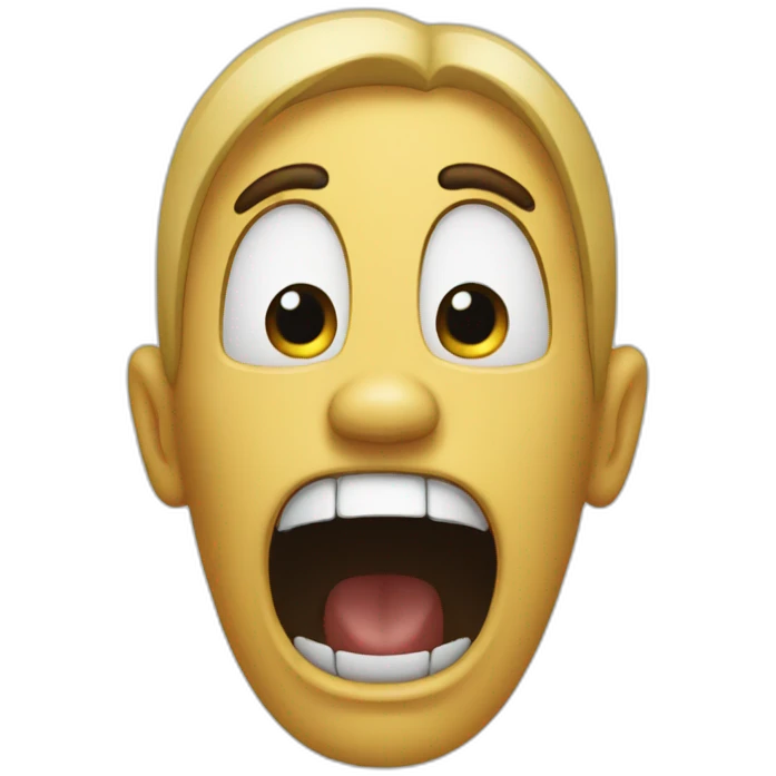Scream emoji