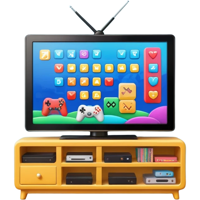 Tv with games emoji