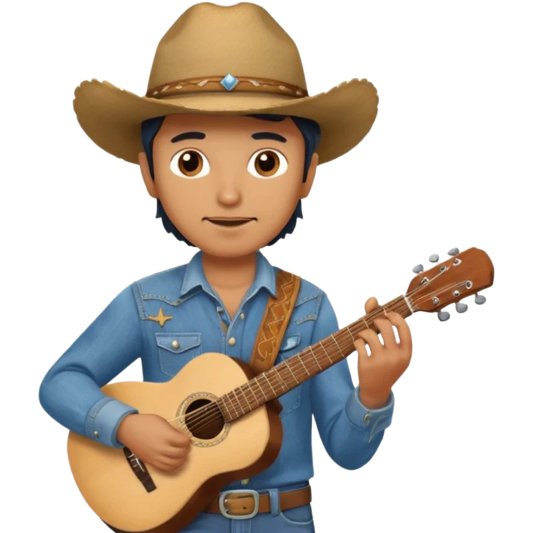cowboy musician emoji