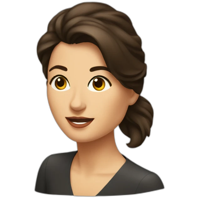 brunette woman fernet branca emoji