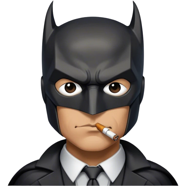 batman smoking emoji