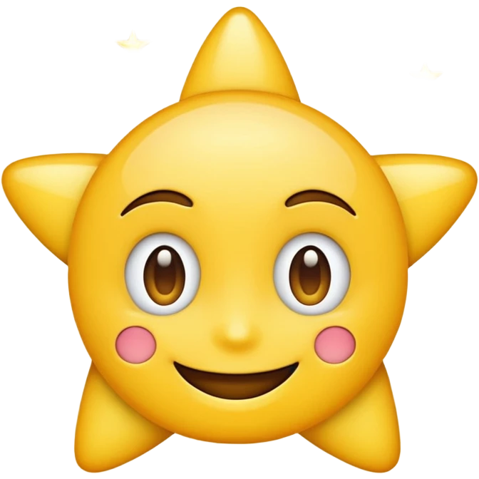 Smiling emoji with star eyes emoji