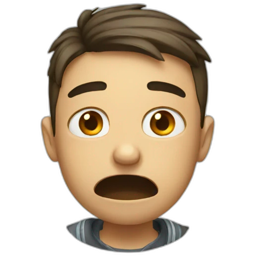 crying student  emoji