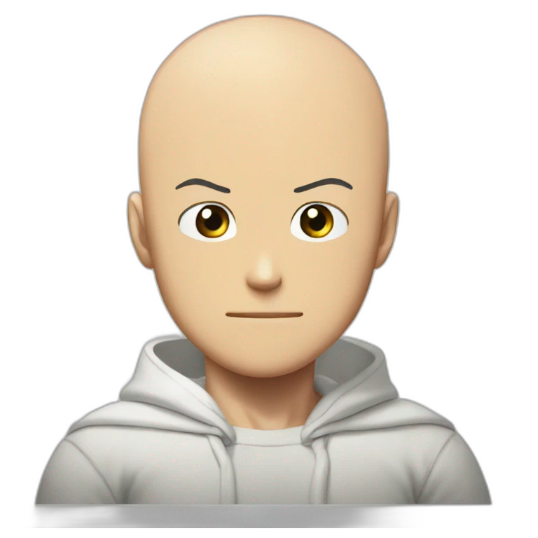 Saitama from one punch man emoji
