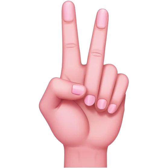 pink middle finger emoji