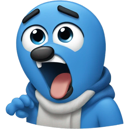 bluey crying emoji