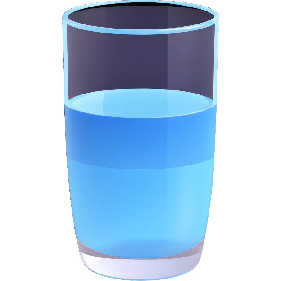 ]glass with water emoji
