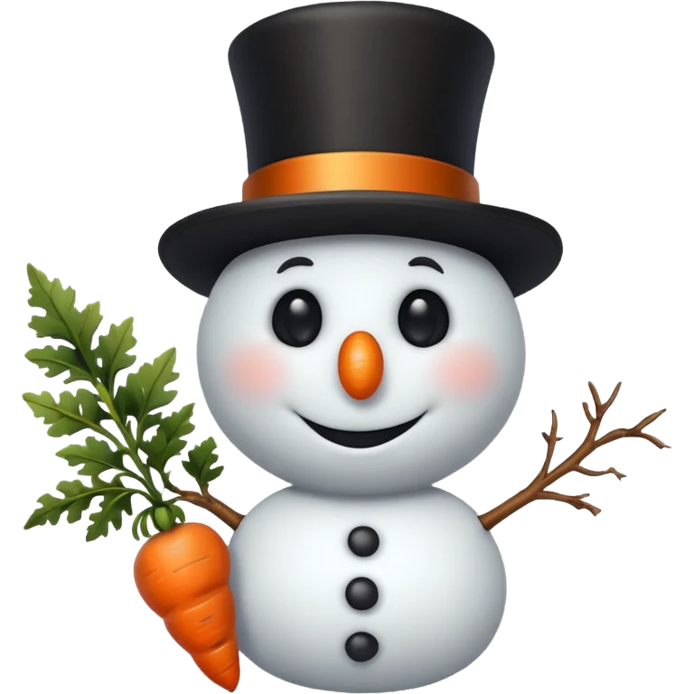 Snowman Character emoji