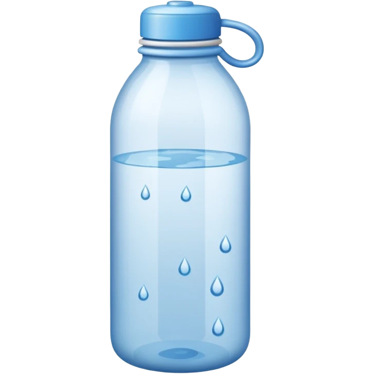 Water bottle emoji