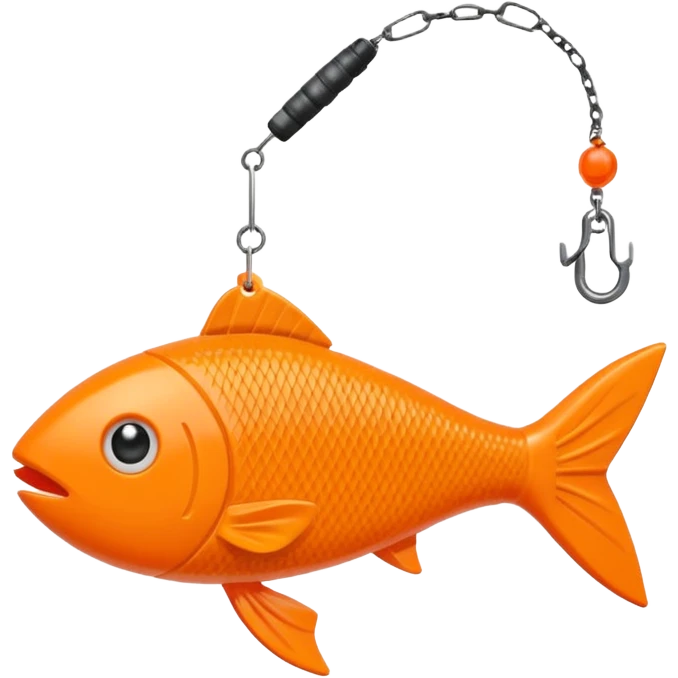 small fake bait fishing emoji