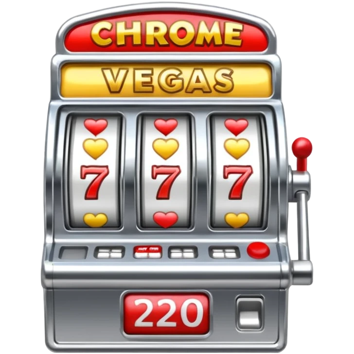 Slot machine, las vegas emoji