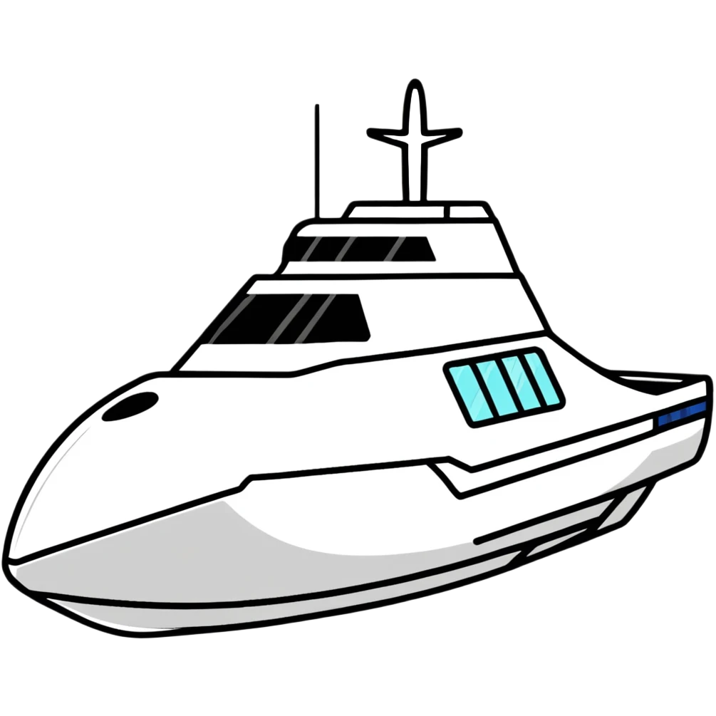 Streamlined scout ship with cloaking technology emoji