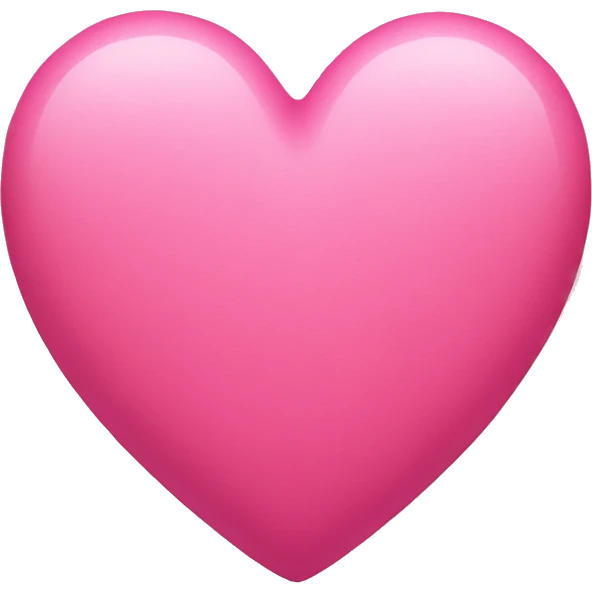 Pink heart emoji