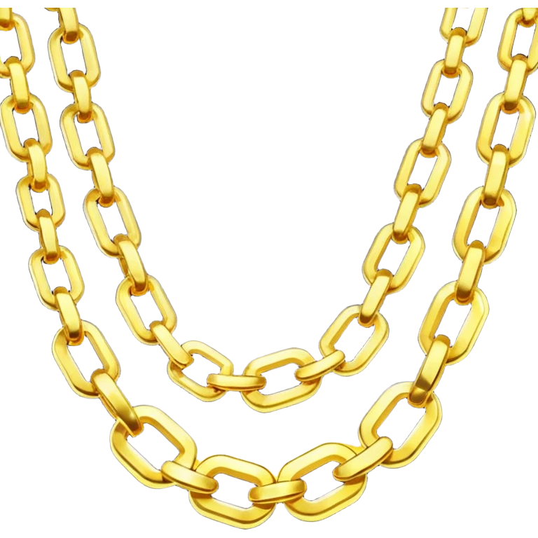 fantasy magic heavenly golden chains low poly emoji