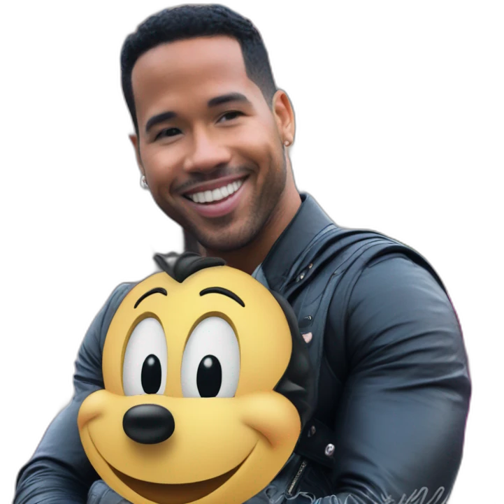 Romeo santos at disneyland paris emoji