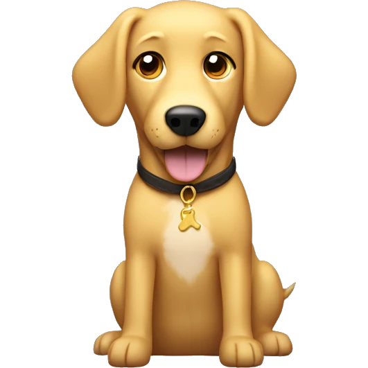 morph a golden dog with half up ears and a blonde guy emoji