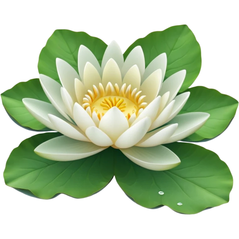 water lily emoji