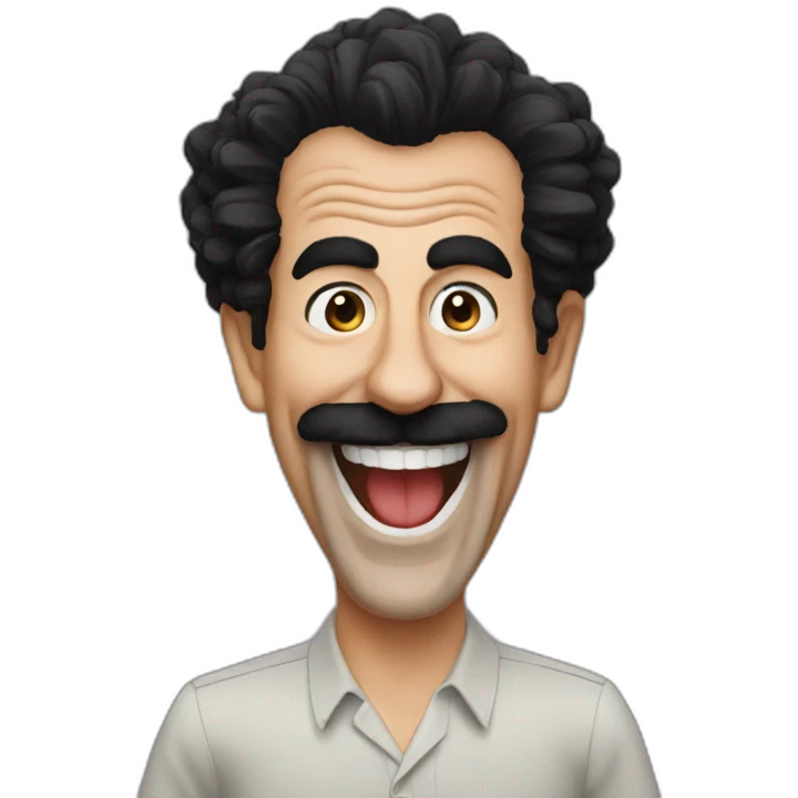 Borat laughing emoji