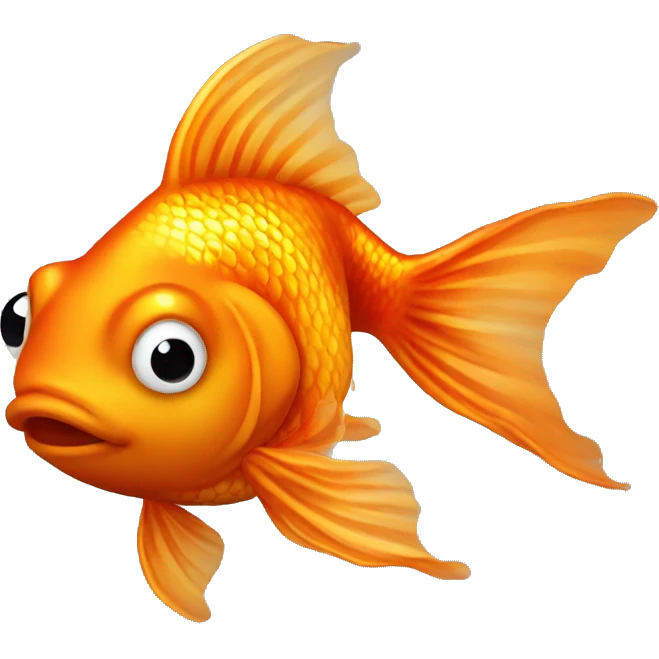 The goldfish stirs emoji