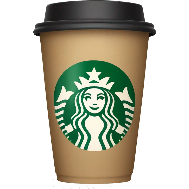 starbucks coffee cup emoji