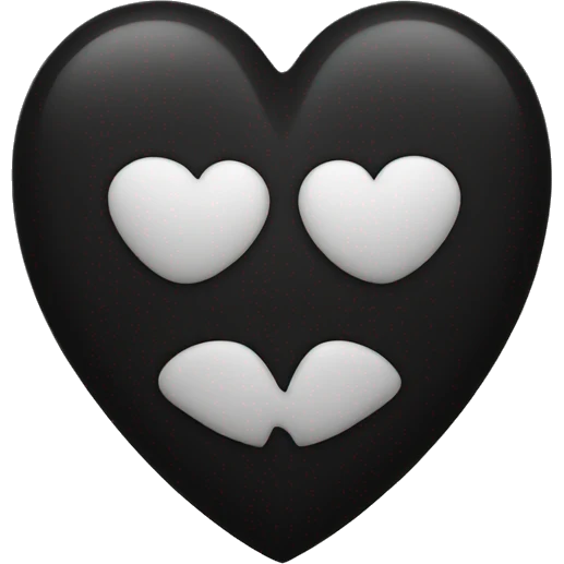Black heart emoji