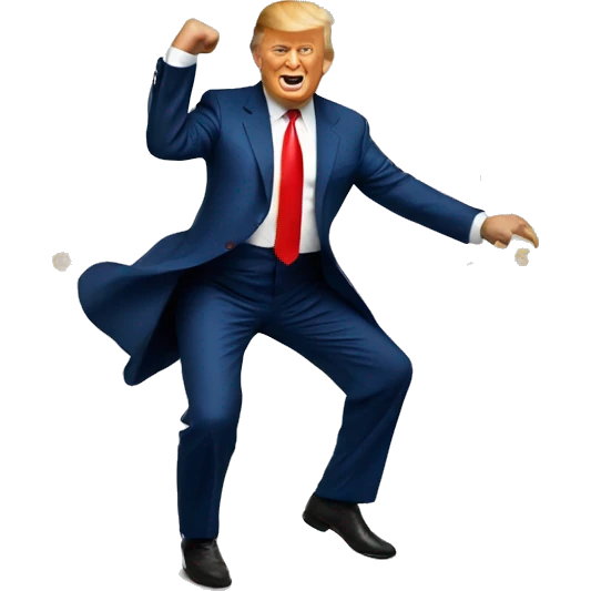 Trump dancing emoji