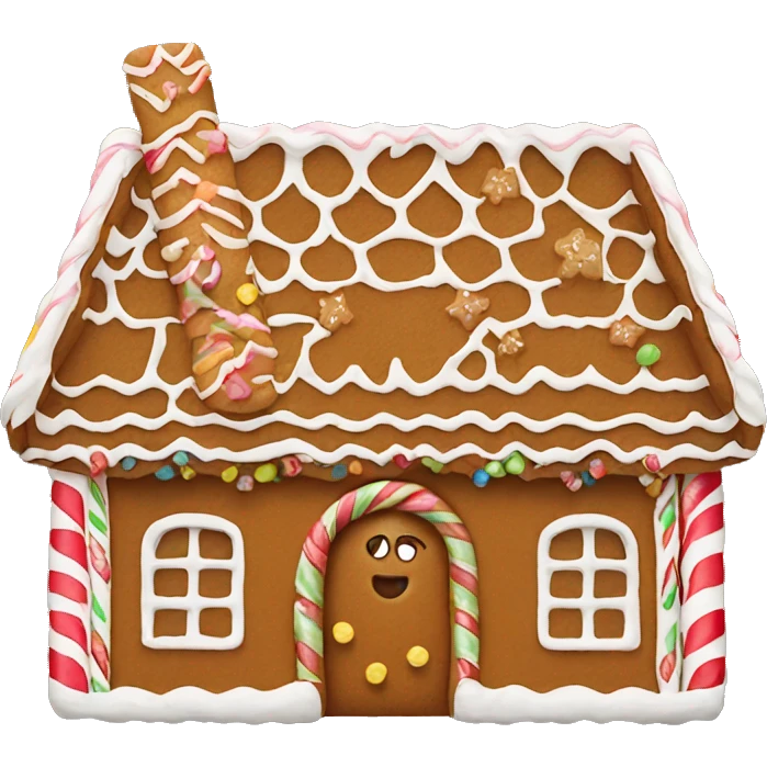 gingerbread house emoji