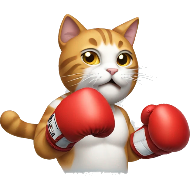 boxing cat emoji