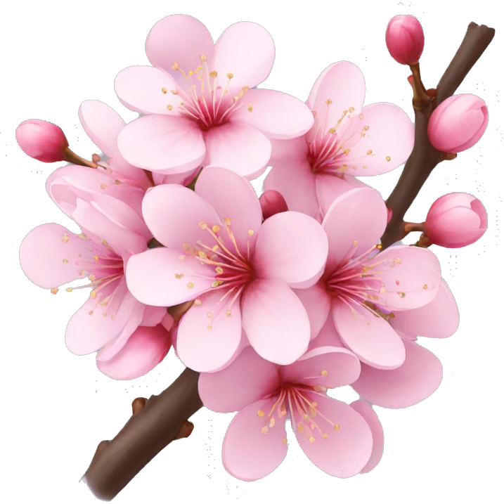 cherry blossom emoji