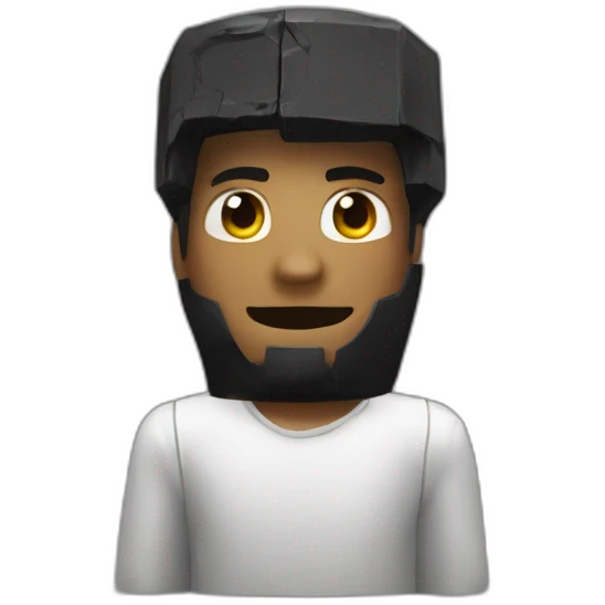 Roblox character on his head TNT emoji