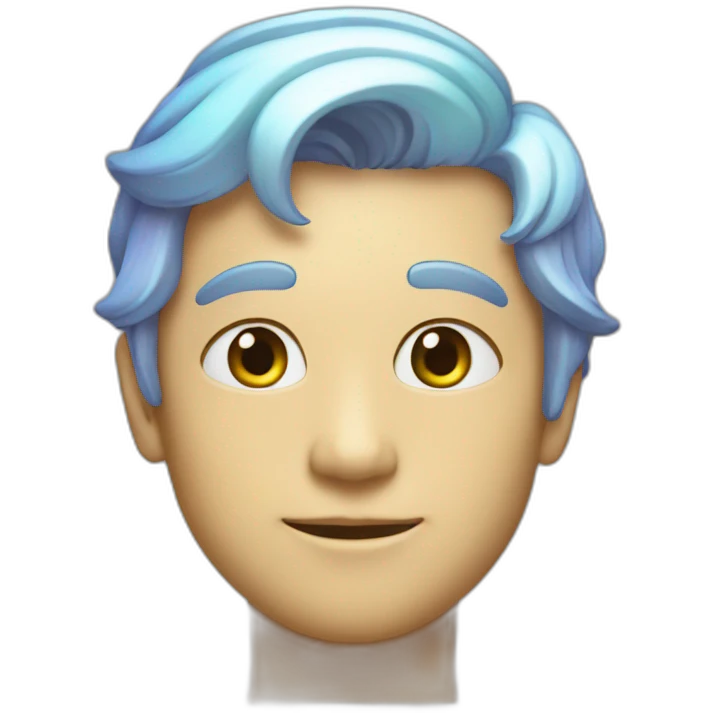 Holographic line emoji