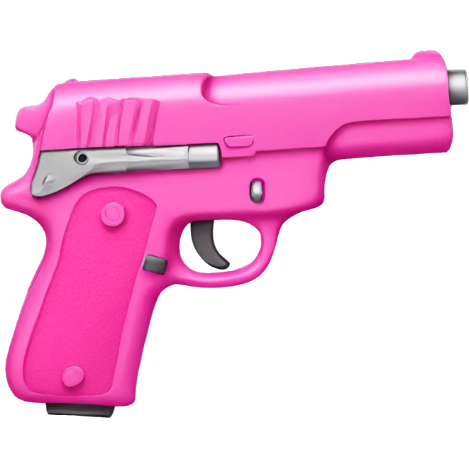 Pink gun emoji