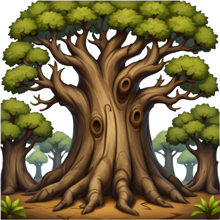 dark old trees  emoji
