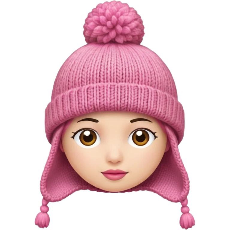 pink hat emoji