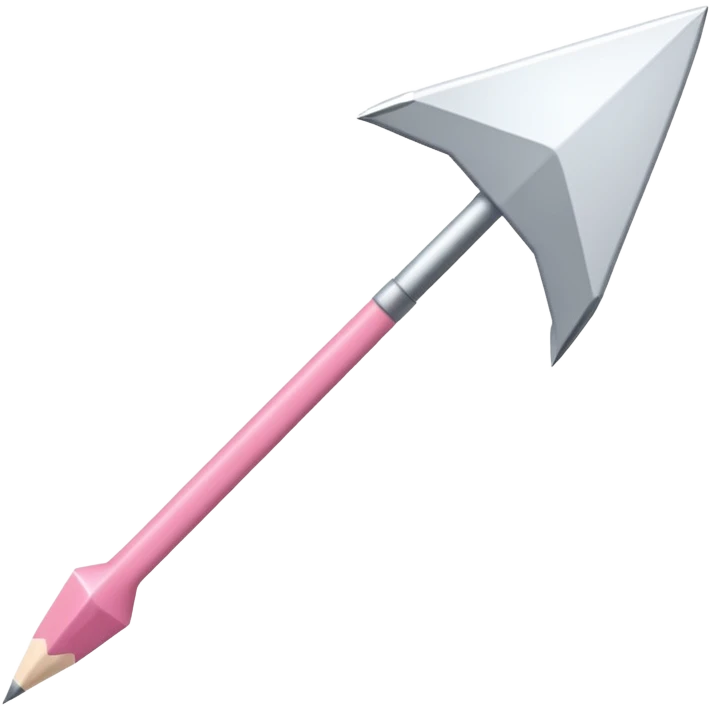 fleche directionelle blache sur fond de couleur rose   emoji