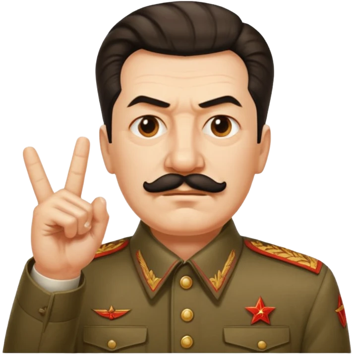스탈린이 가운데 손가락를 날림 emoji