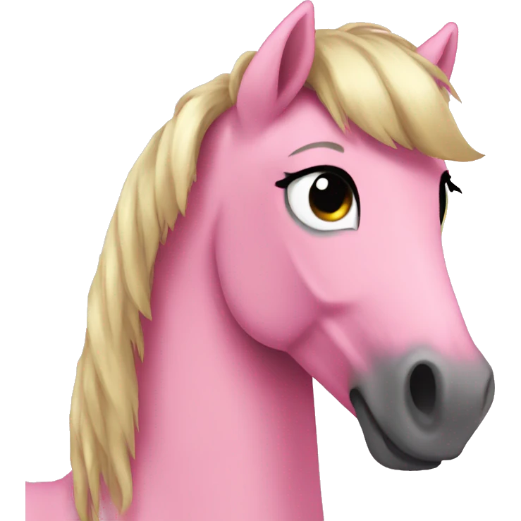 Pink pone emoji