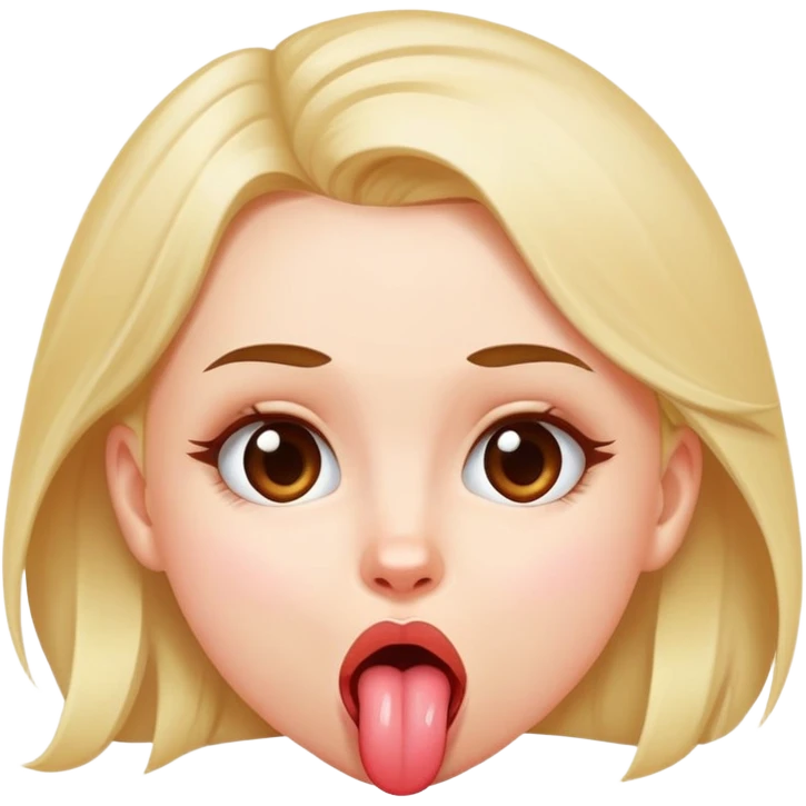 A girl sticking her tongue out  emoji
