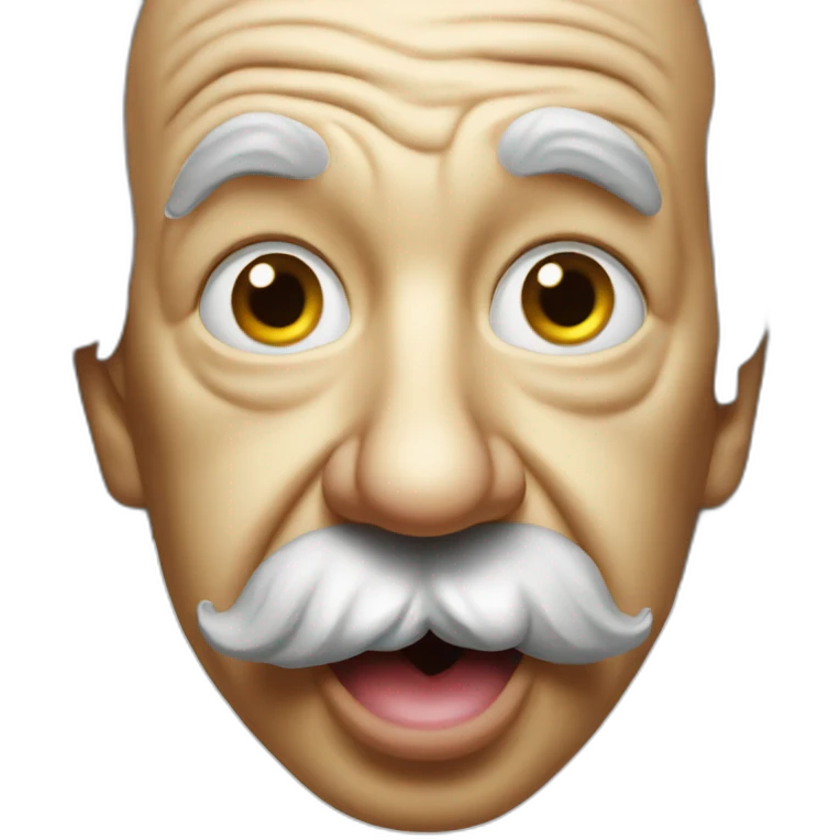 Albert Einstein tongue  emoji