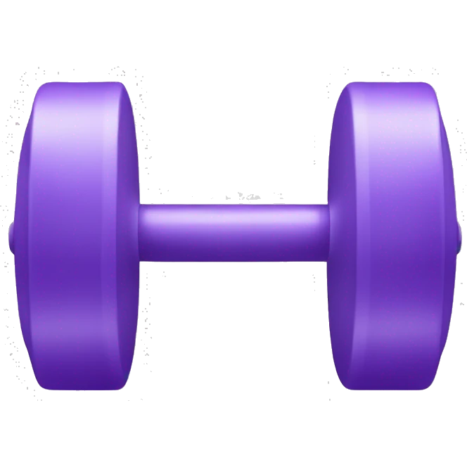 light purple dumbbell emoji