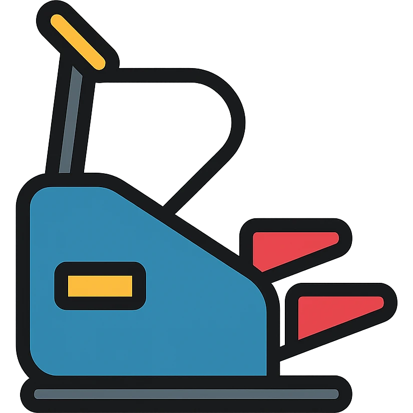 StairMaster exercise machine, color outline icon style emoji