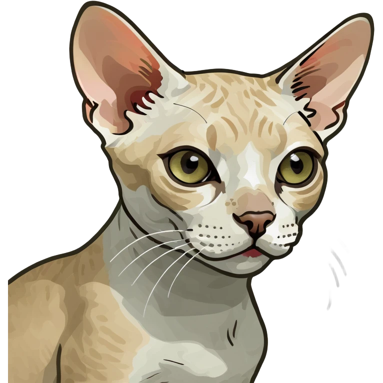 devon rex cat emoji