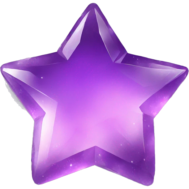 amethyst star gem emoji