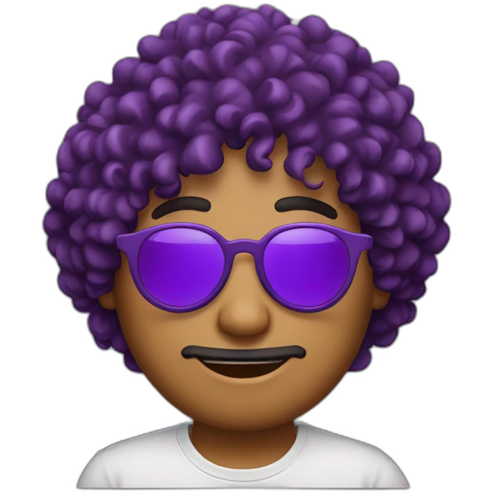 curly-hair-purple-guy-round-sunglasses emoji