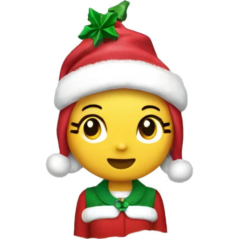Hello Kitty Christmas emoji