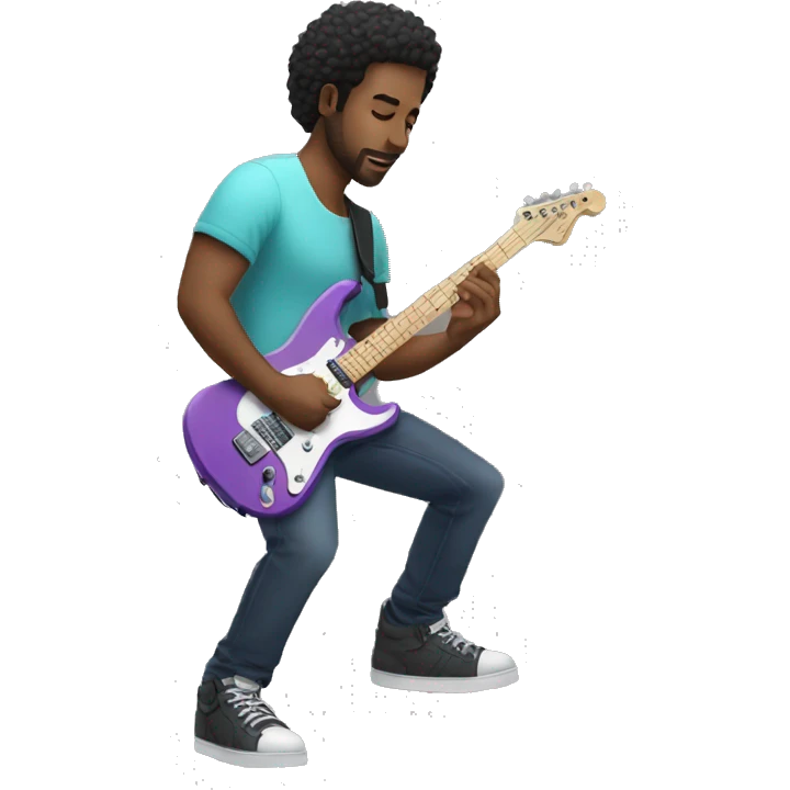 man playing electric guitar (rnb vibes) emoji