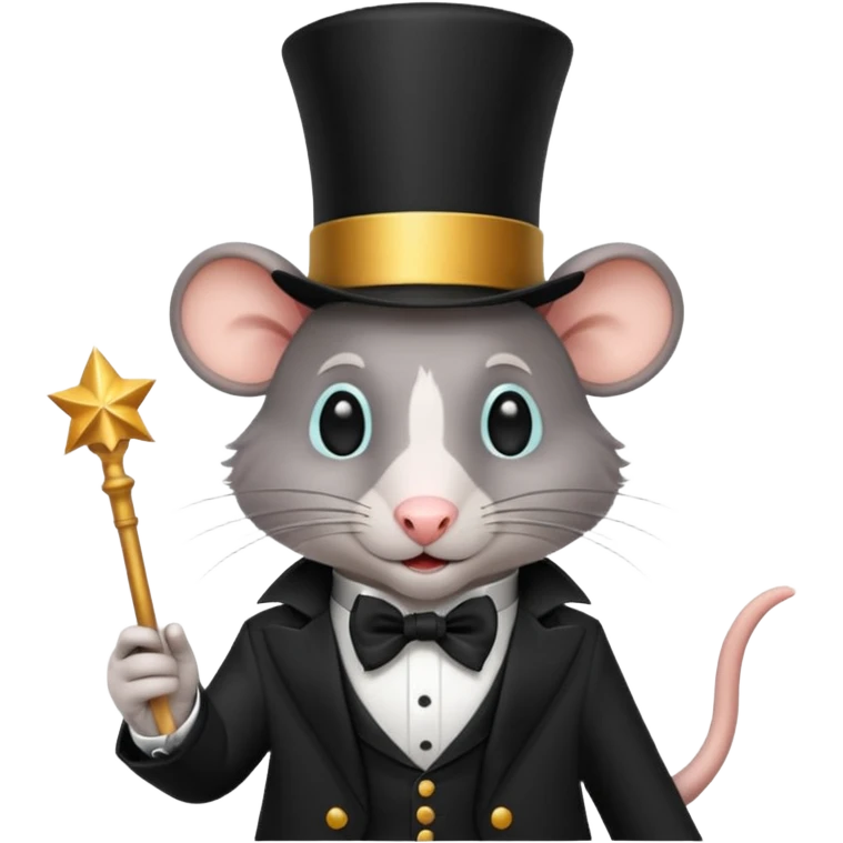 Rat dressed as magician  emoji