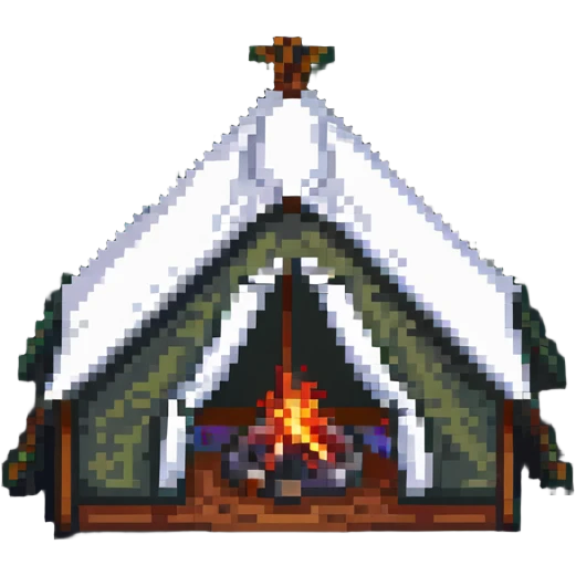 camping tent emoji