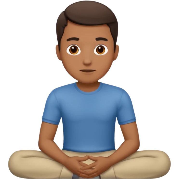 Man sitting down  emoji