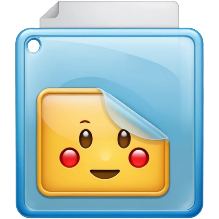 Punched pocket for documents  emoji